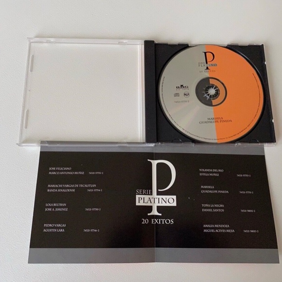 Serie Platino: 20 Exitos by Marisela Guadalupe Pineda CD 1998 BMG Like New - Picture 5 of 5